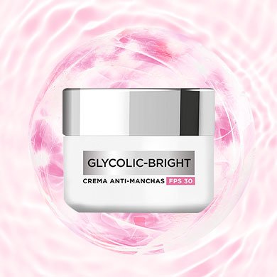 LANDING PAGE LOP GlycolicBright BANNER Productos Crema Dia 940X705px