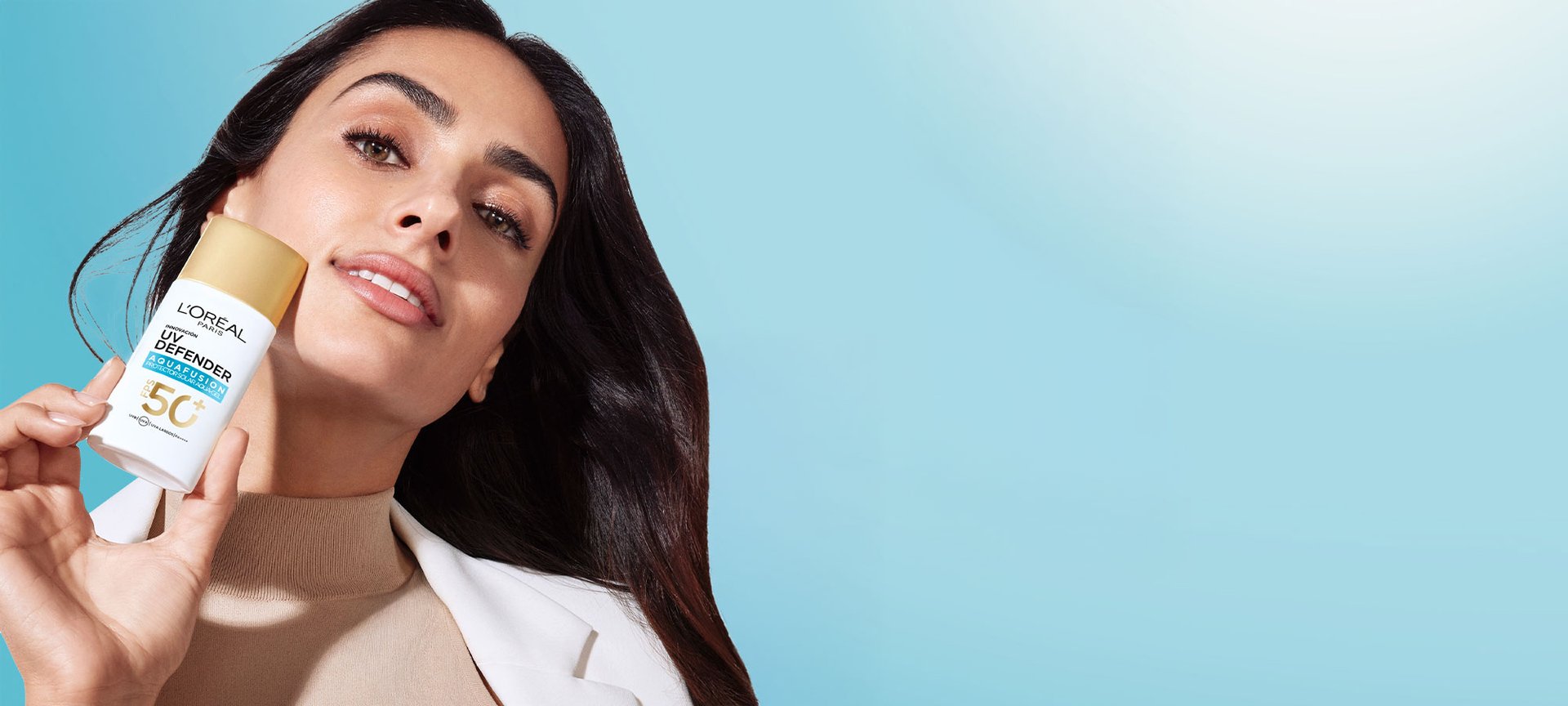 BANNER PRINCIPAL LorealParis UvDefender AquaFusion RenataNotni 2000X900px