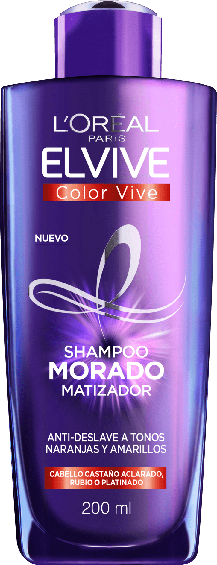 7509552843132 LOREALPARIS ELVIVE CV PURPLE SH 200ML 2000X2000PX FRENTE (1)