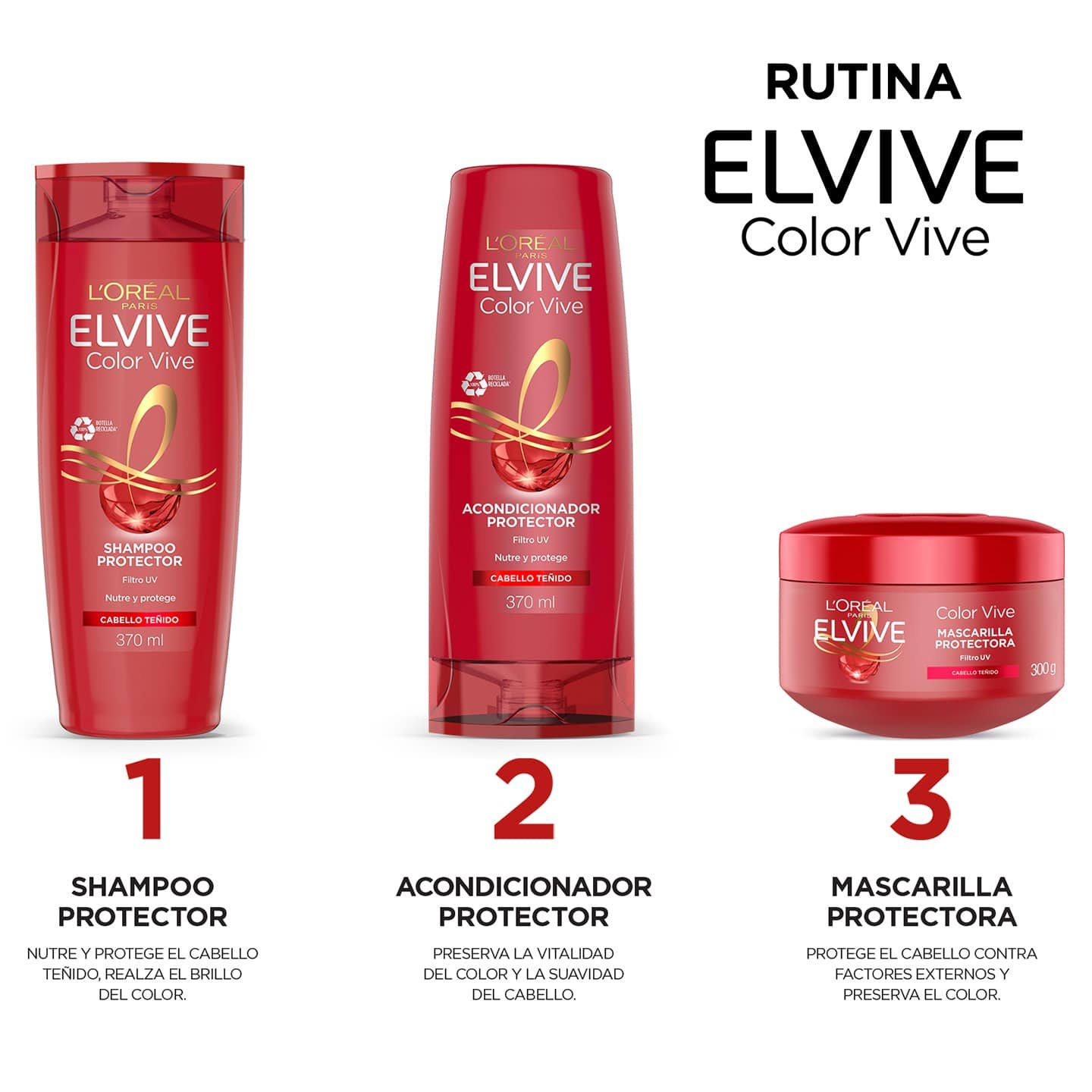Elvive Color Vive Shampoo cabello teñido L'Oréal Paris