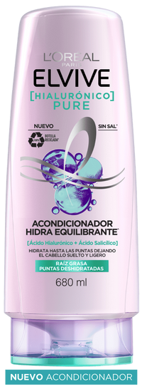 LOreal Elvive Hialurnico Pure  Acondicionador Pack