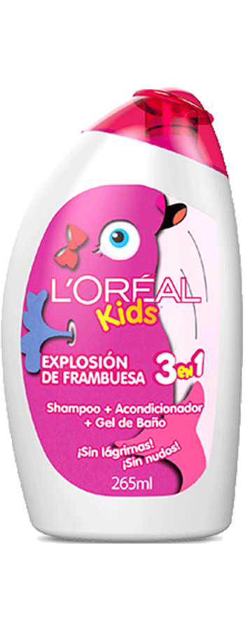 Kids Shampoo3en1 Frambuesa Tab