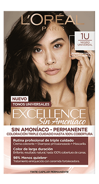 EXCELLENCE SIN AMONIACO 1U NEGRO