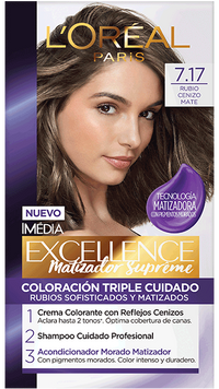 EXCELLENCE TINTE RUBIO CENIZO MATE PACK
