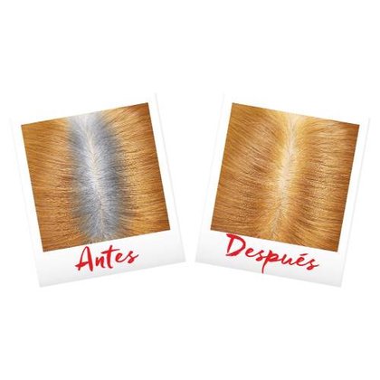 MAGICRETOUCH TINTE RUBIOCLARO ANTESDESPUES