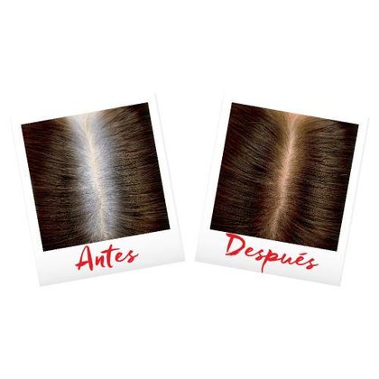 MAGICRETOUCH TINTE CASTANOOSCURO ANTESDESPUES