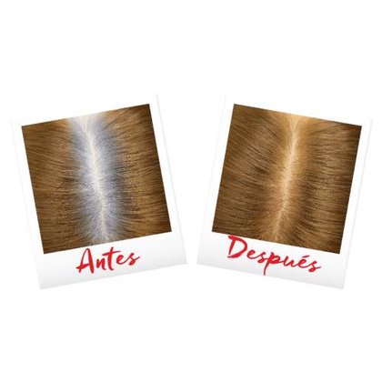 MAGICRETOUCH TINTE RUBIOOSCURO ANTESDESPUES