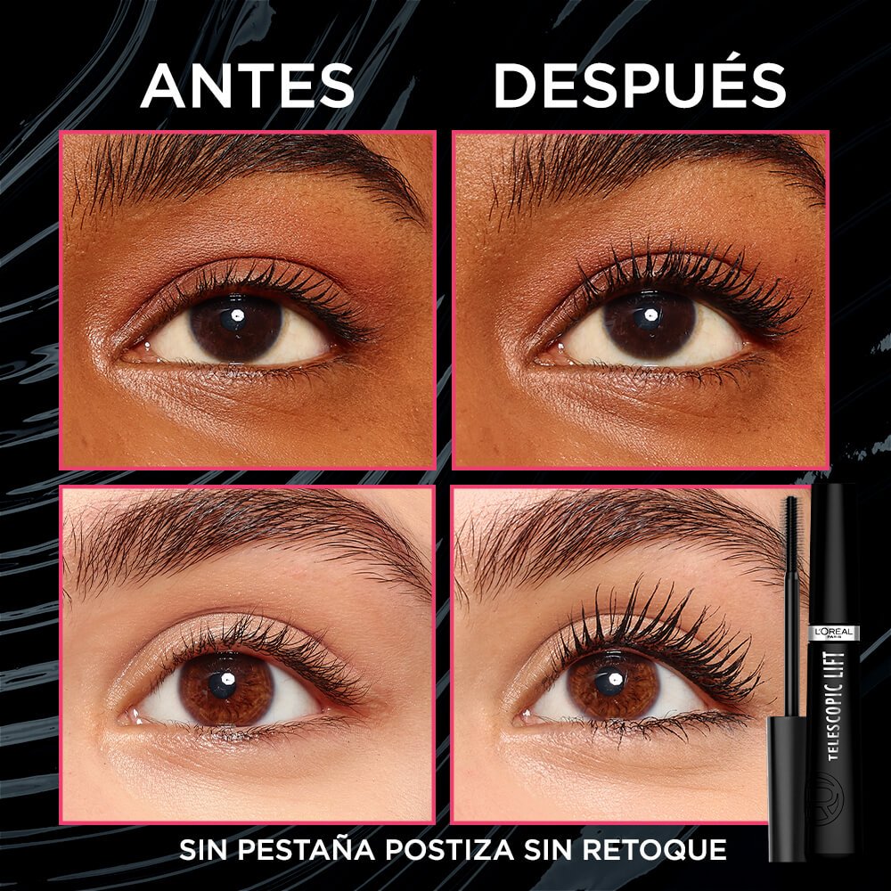 Máscara de pestañas lavable Telescopic Lift L'Oréal Paris
