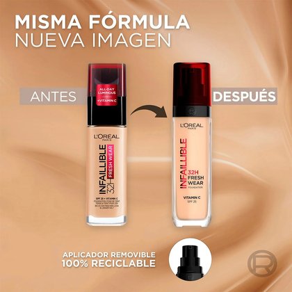 infallible freshwear base maquillaje