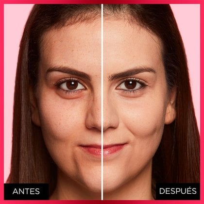 Corrector Cara Modelo Antes Despues