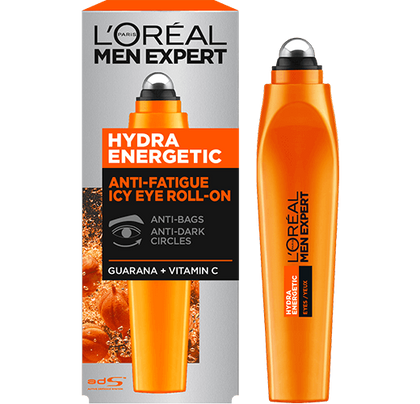 Hombres Foto del frente de la caja completa del gel humectante Comfort Max Hydra Energetic
