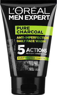 Foto del frente del envase del limpiador Pure Charcoal Men Expert