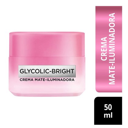 5 Crema Mate Iluminadora Glycolic Bright 50ml