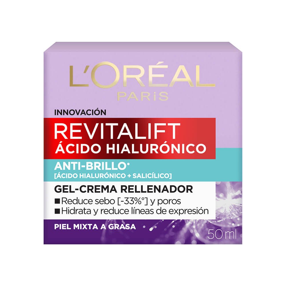 Crema Gel Oil Control Revitalift Ácido Hialurónico 50 ML