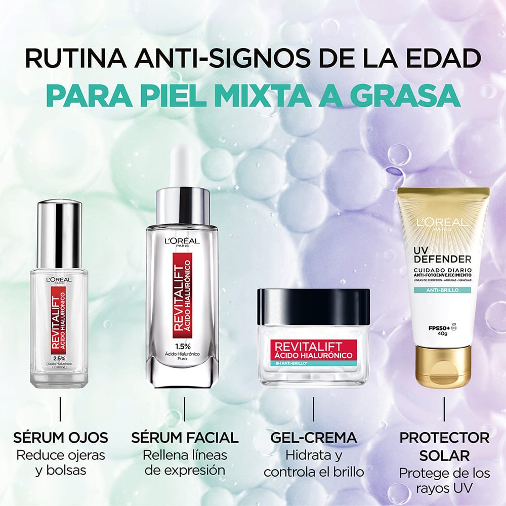 Crema Gel Oil Control Revitalift Ácido Hialurónico 50 ML