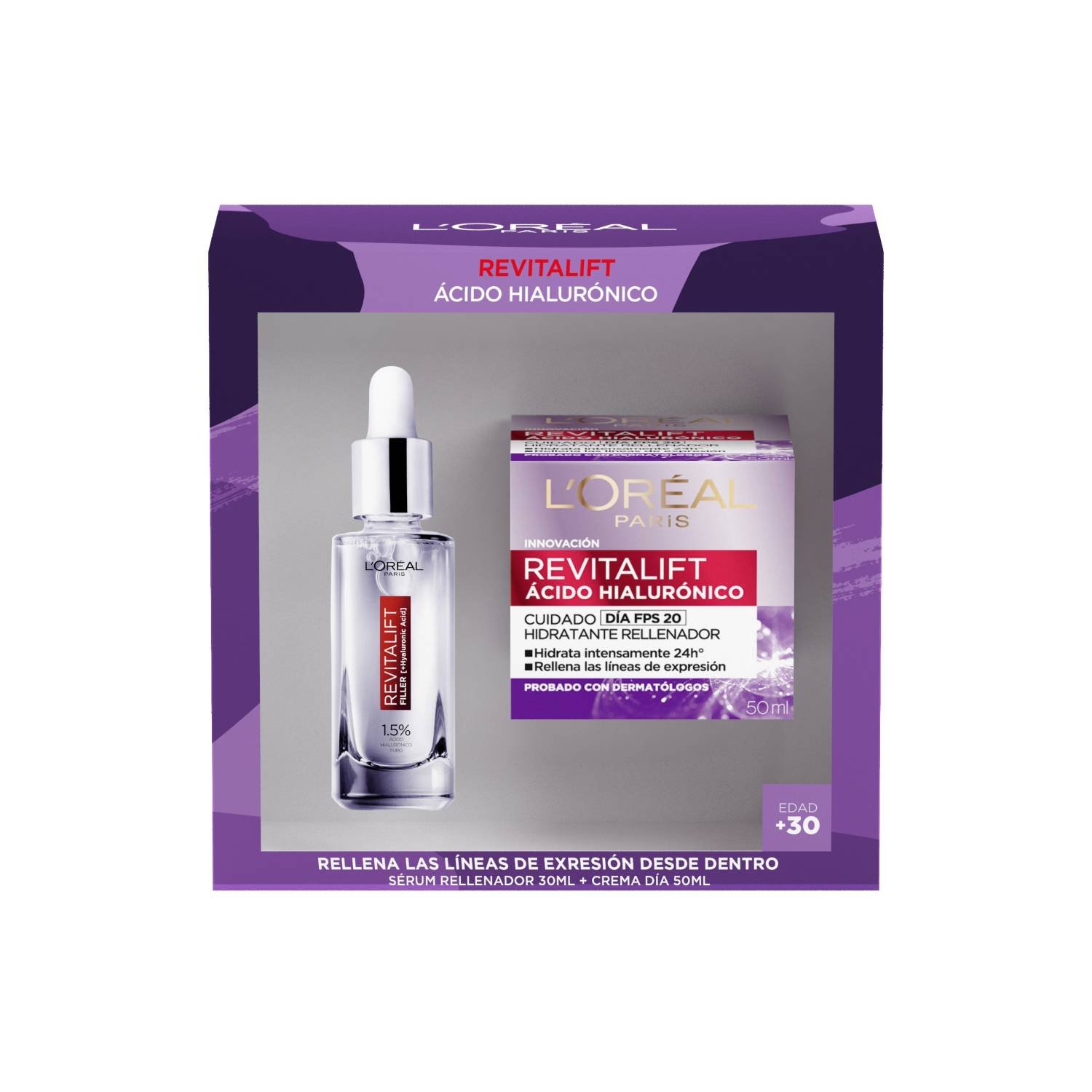 L'Oréal Revitalift Filler Hyaluronsäure Serum Maske – 11 G – Feuchtigkeitsspendend