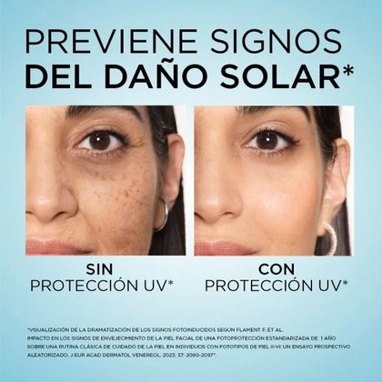 Bloqueador solar UVA UVB de amplio espectro anti daños UV Defender Aquafusion L'Oréal Paris